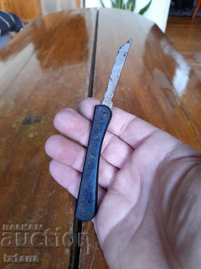 Delivery of Old Russian pocket knife, knife