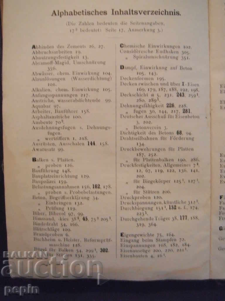 Auction  Reinforced concrete - in German