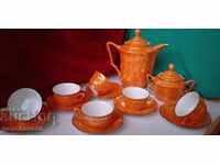 Serviciu de masă sidefat, porțelan fin de os/Viktoria