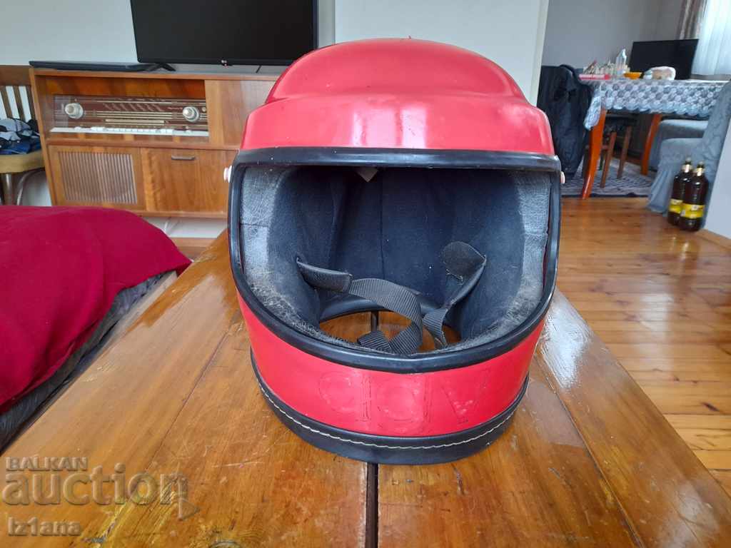Стара моторджийска каска,шлем