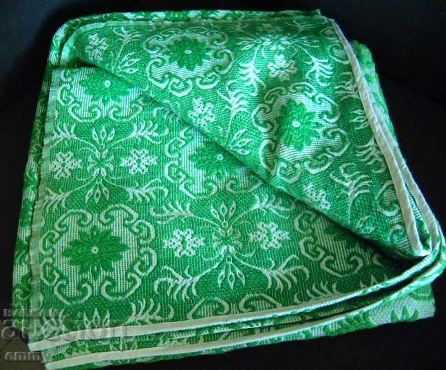 Woolen woven bed cover, 1970s - 200 x 200 cm - 6 Woolen woven bed cover, 1970s - 200 x 200 cm - 6