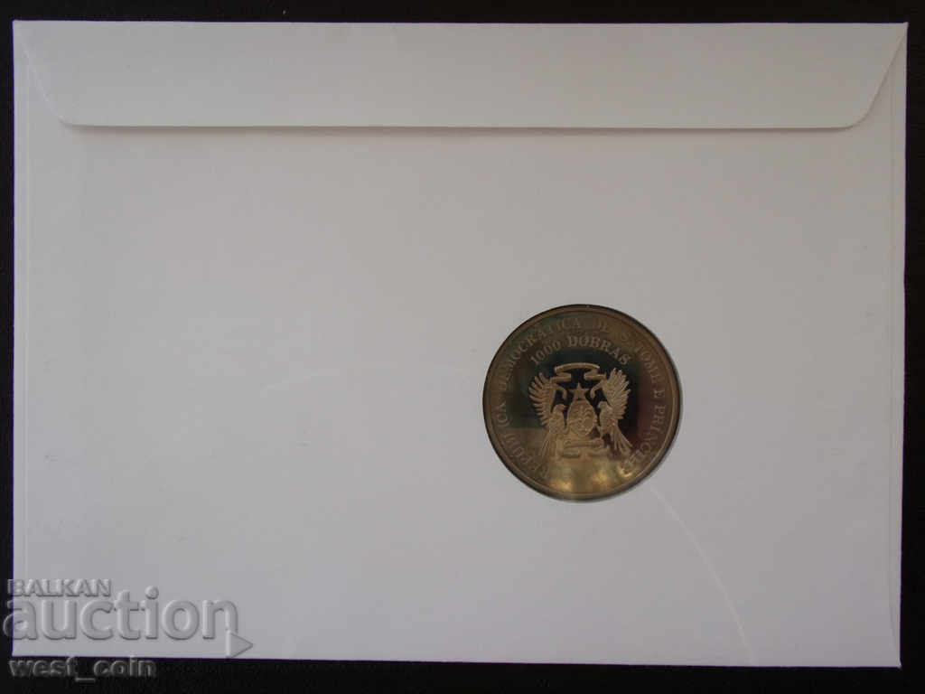 Доставка на Сао Томе и Пиринц-1000 добра 1993 NUMISBRIEFE UNC Rare Доставка на Сао Томе и Пиринц-1000 добра 1993 NUMISBRIEFE UNC Rare