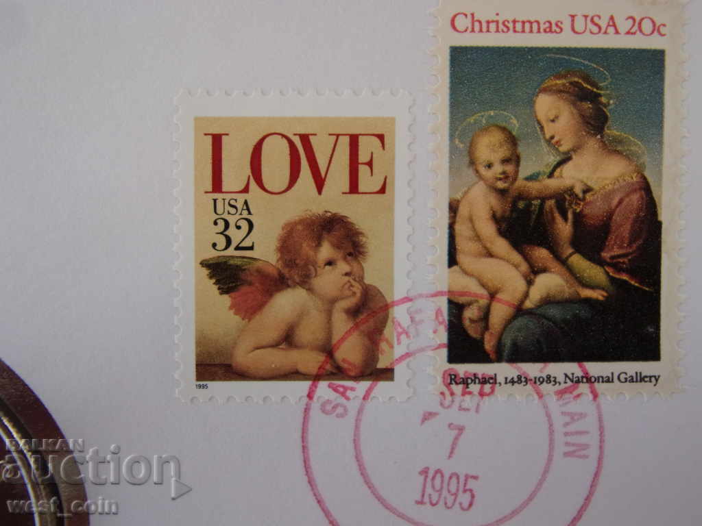 Аукцион Маршалски острови-5 долара 1995 NUMISBRIEFE UNC Rare Аукцион Маршалски острови-5 долара 1995 NUMISBRIEFE UNC Rare