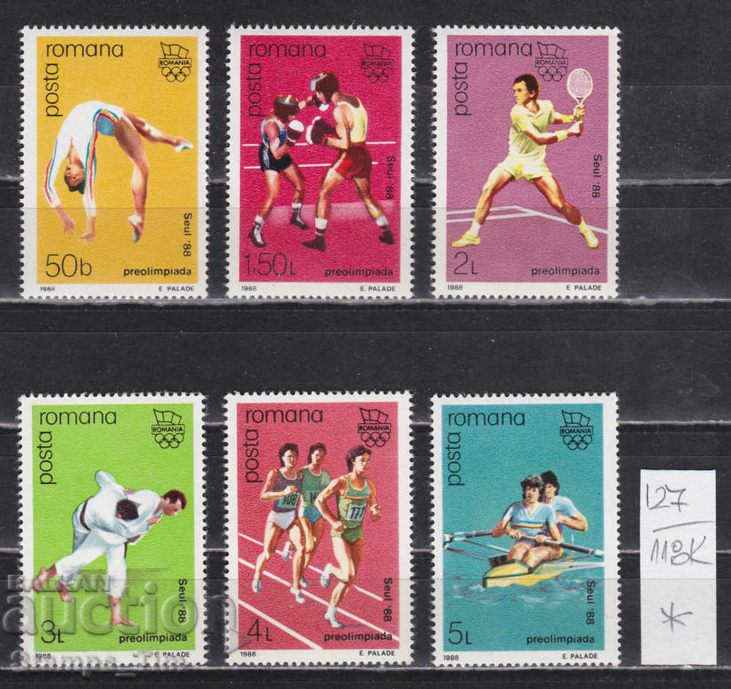 118K127 / Romania 1988 Olympic Games - Seoul, Korea (* / **)