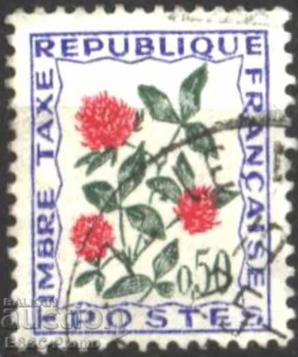 Marca de marcă Rose Flowers 1965 din Franța