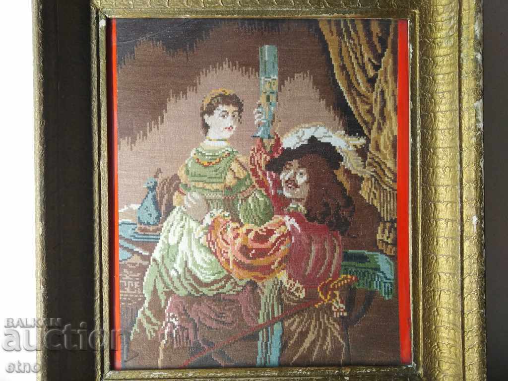OLD TAPESTRIES "Rembrandt and Saskia" with price 275.00 BGN | € 140.61 OLD TAPESTRIES "Rembrandt and Saskia" with price 275.00 BGN | € 140.61