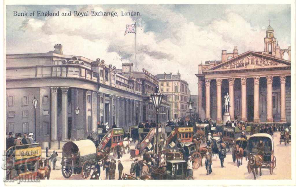 Пощенска картичка - Лондон, Банк ъв Инглънд