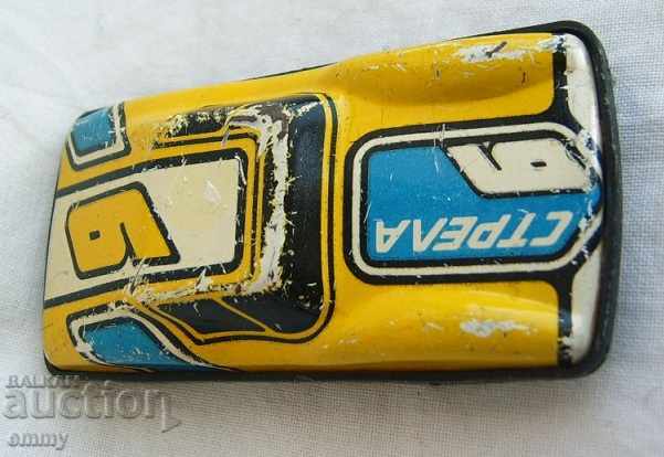 Old tin stroller toy "Arrow" USSR - 5 Old tin stroller toy "Arrow" USSR - 5