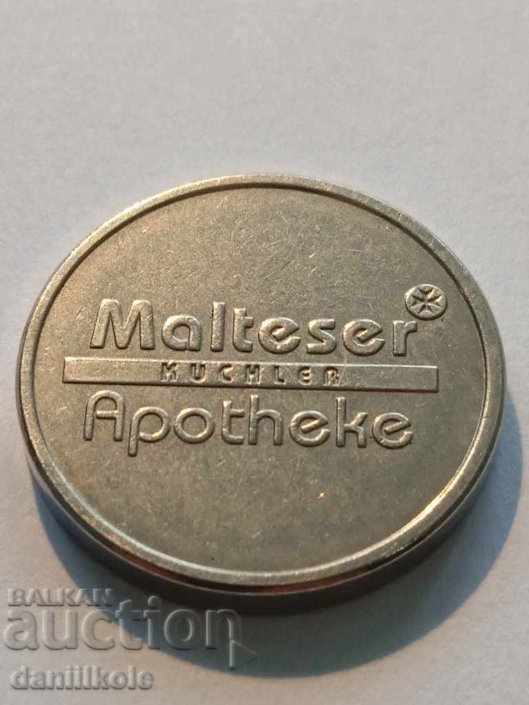 *$*Y*$* MALTESER APOTHEKE TOKEN МАЛТИЙСКИ КРЪСТ RRR *$*Y*$* - 5 *$*Y*$* MALTESER APOTHEKE TOKEN МАЛТИЙСКИ КРЪСТ RRR *$*Y*$* - 5
