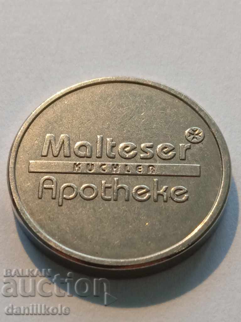 *$*Y*$* MALTESER APOTHEKE TOKEN МАЛТИЙСКИ КРЪСТ RRR *$*Y*$* - 6 *$*Y*$* MALTESER APOTHEKE TOKEN МАЛТИЙСКИ КРЪСТ RRR *$*Y*$* - 6