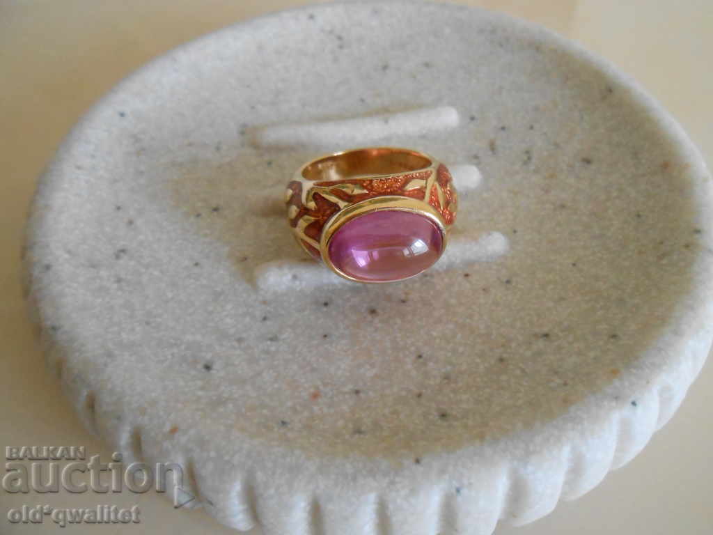 Class! RUBBER SILVER RING, 925 SILVER, GOLD - 7 Class! RUBBER SILVER RING, 925 SILVER, GOLD - 7