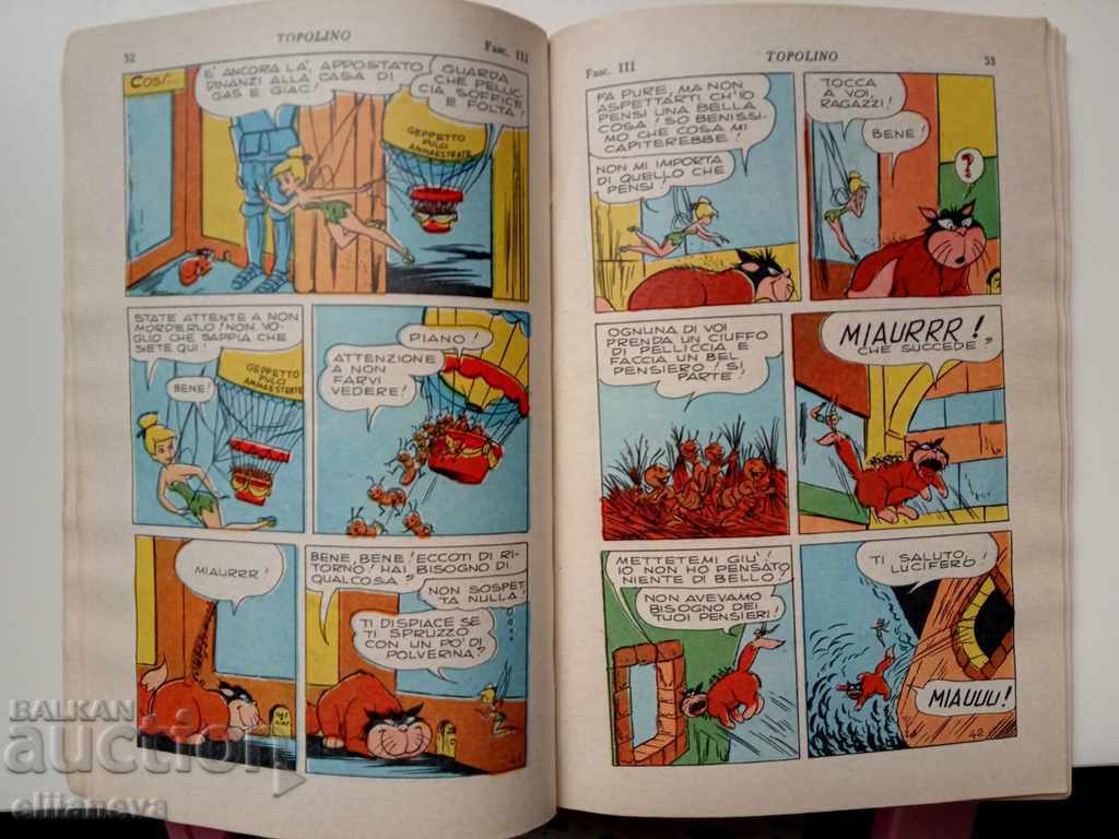 children's book TOPOLINO 1962 132 pages with price 20.00 BGN | € 10.23 children's book TOPOLINO 1962 132 pages with price 20.00 BGN | € 10.23