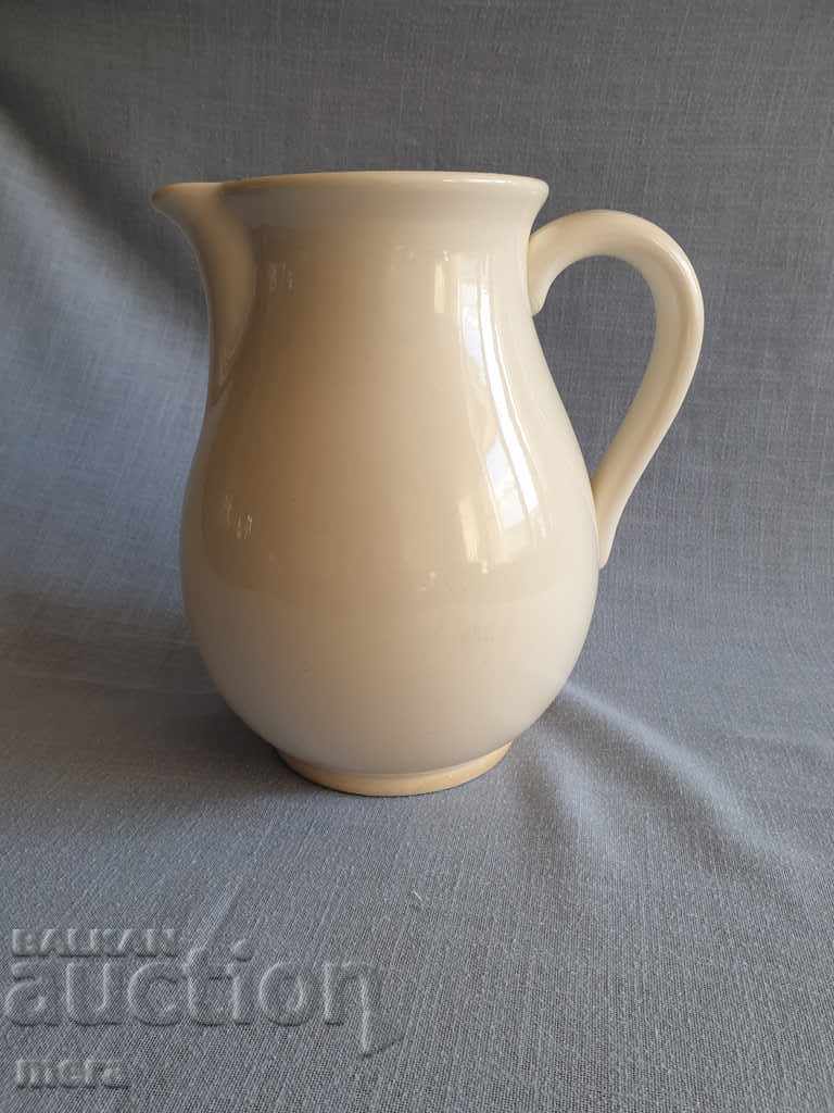 Large sanitary porcelain jug from the 40s