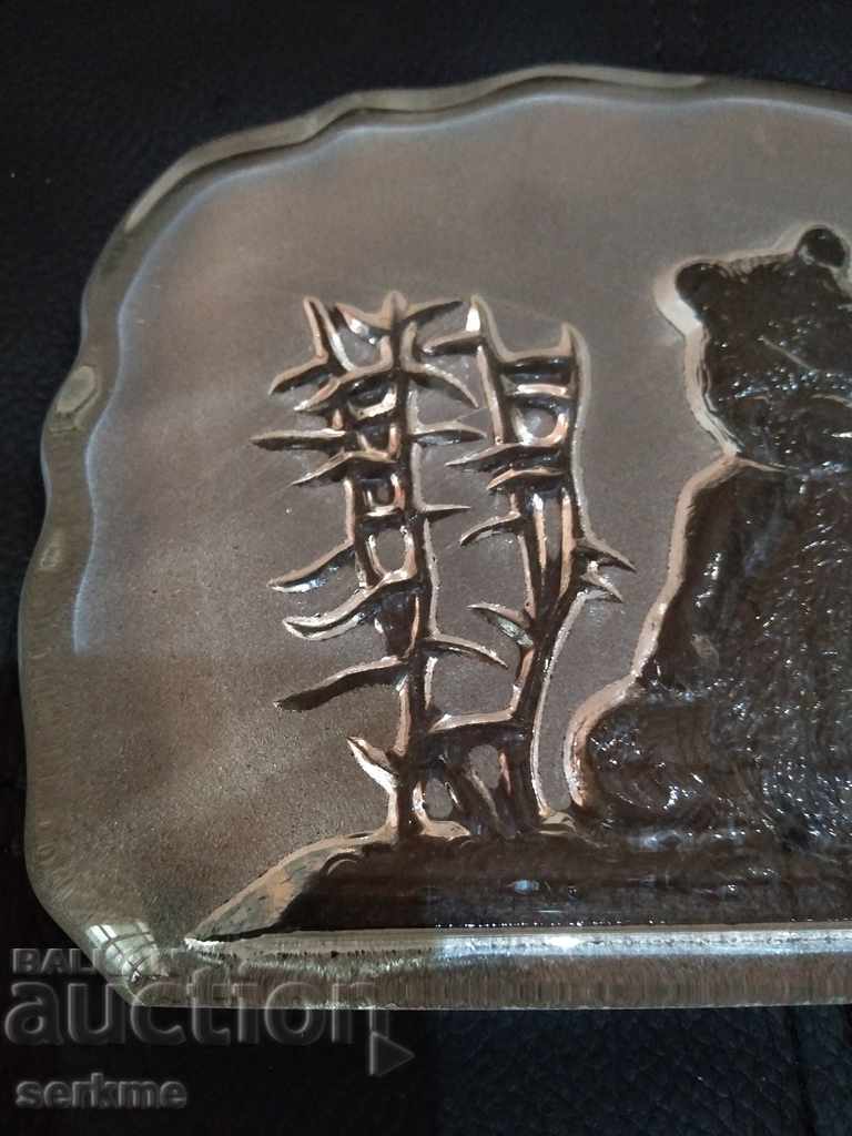 Glass figure with price 7.00 BGN | € 3.58