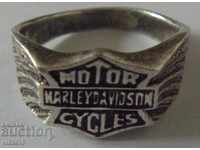 Ασημένιο δαχτυλίδι Harley-Davidson