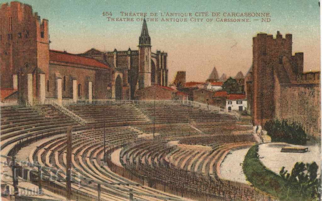Postcard - Carcassonne, Ancient Amphitheater