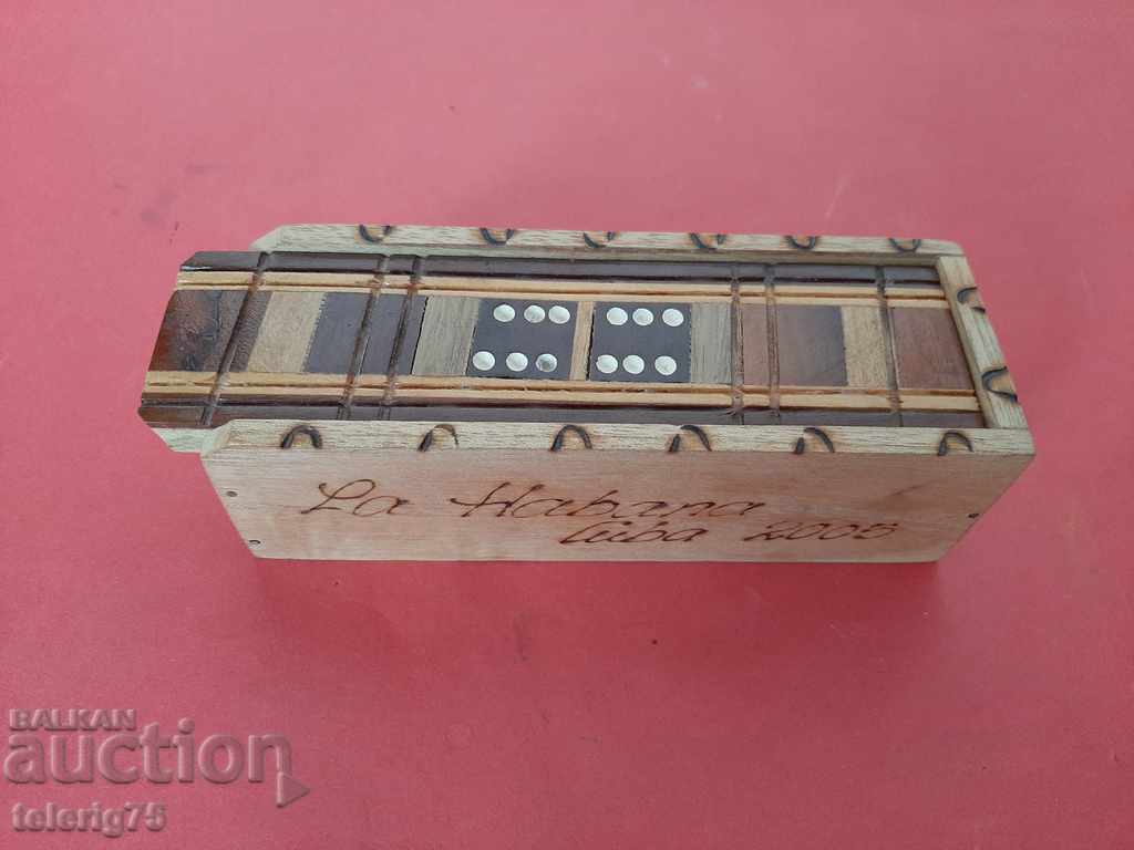 Children's Wooden Domino Souvenir from Havana-Cuba-2005 with price 25.00 BGN | € 12.78