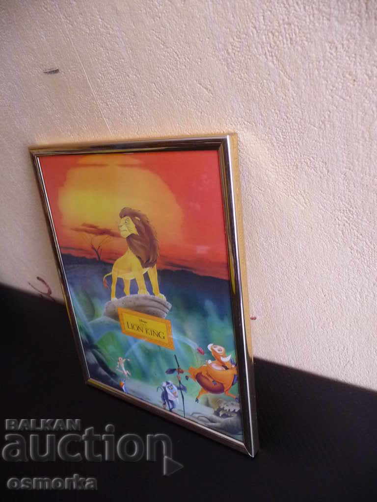 Lion King Lion KIng Disney picture decoration children's room movie with price 15.00 BGN | € 7.67 Lion King Lion KIng Disney picture decoration children's room movie with price 15.00 BGN | € 7.67
