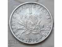 1 franc 1918 France.