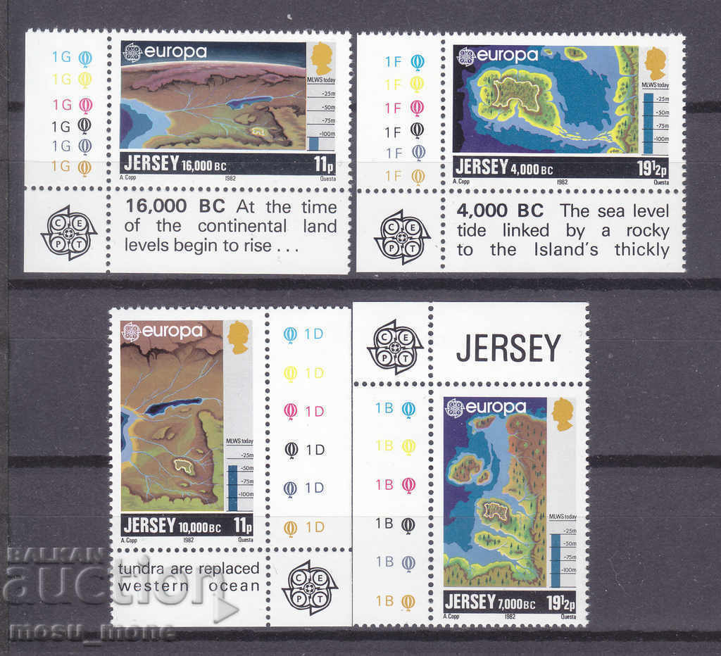 Europe SEPT 1982 Jersey Europe SEPT 1982 Jersey