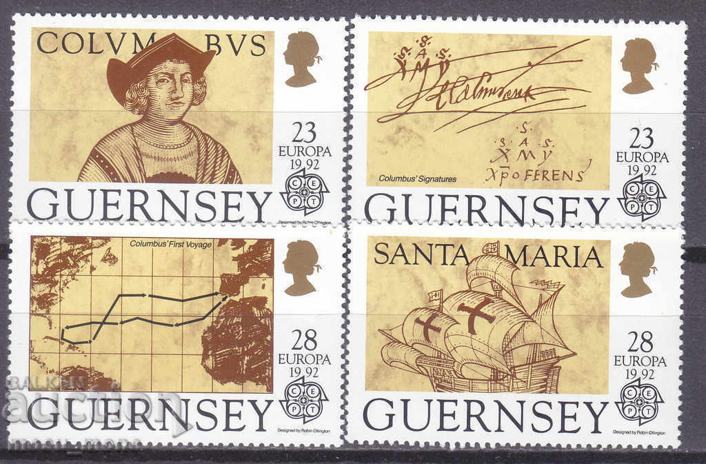 Ευρώπη SEPT 1992 Guernsey Ευρώπη SEPT 1992 Guernsey