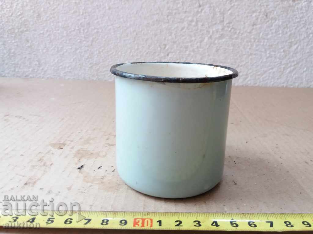 ENAMELED SOC. GLASS WITH MARKING with price 2.49 BGN | € 1.27