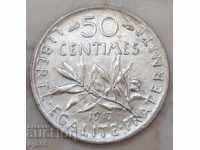 50 de cenți 1917 Franța.