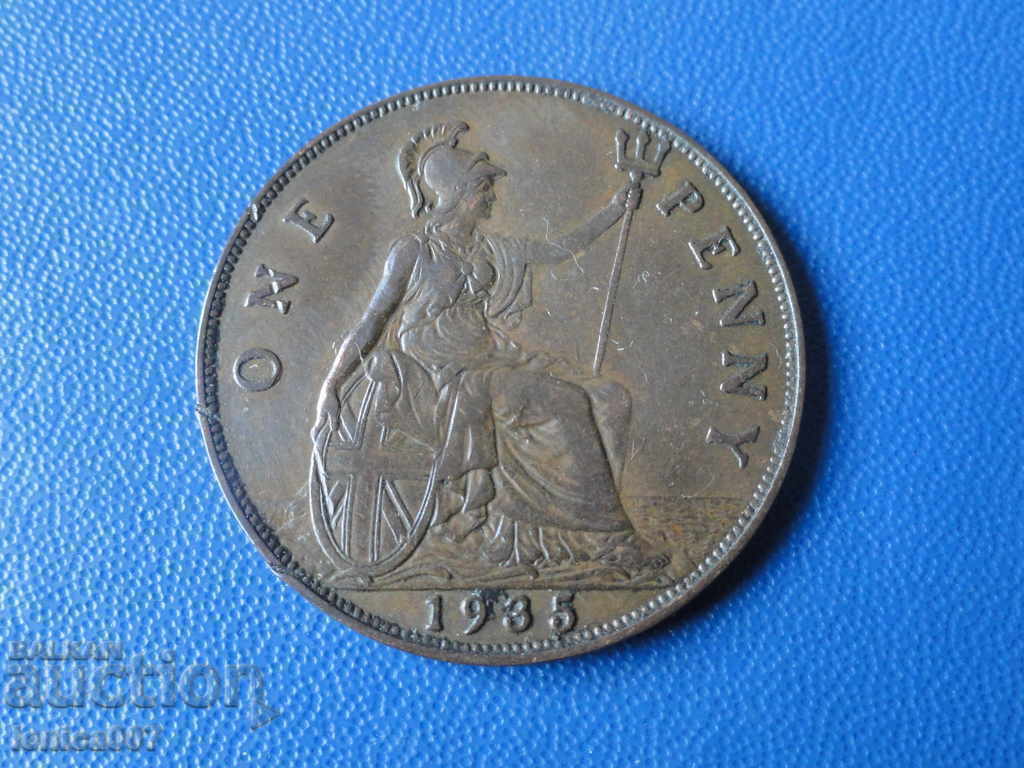 Μεγάλη Βρετανία 1935 - 1 δεκάρα - 5