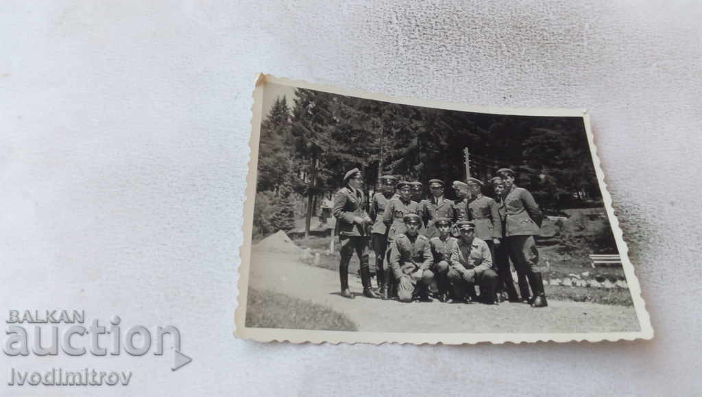 Снимка Боровец Офицери 1949