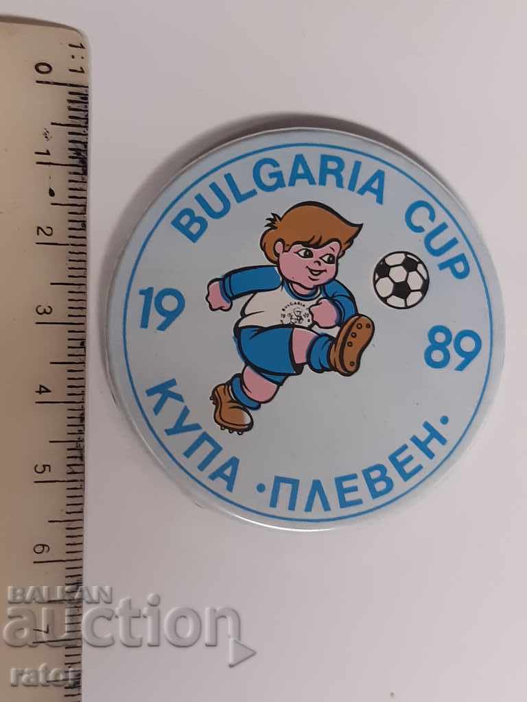 Auction Football badges SPARTAK PLEVEN, CUP PLEVEN - 2 pieces Auction Football badges SPARTAK PLEVEN, CUP PLEVEN - 2 pieces