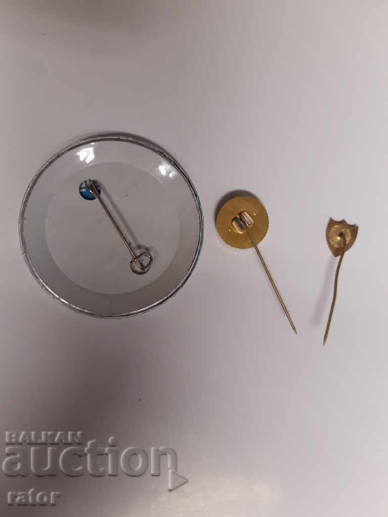 Delivery of Football badges SPARTAK PLEVEN, CUP PLEVEN - 2 pieces Delivery of Football badges SPARTAK PLEVEN, CUP PLEVEN - 2 pieces