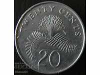 20 cents 1996, Singapore