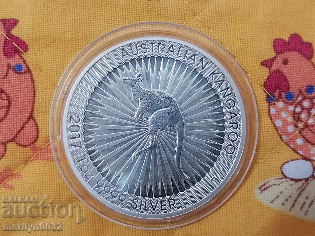 Silver coin 1 dollar Australia 2017 9999/10000 silver with price 115.00 BGN | € 58.80 Silver coin 1 dollar Australia 2017 9999/10000 silver with price 115.00 BGN | € 58.80