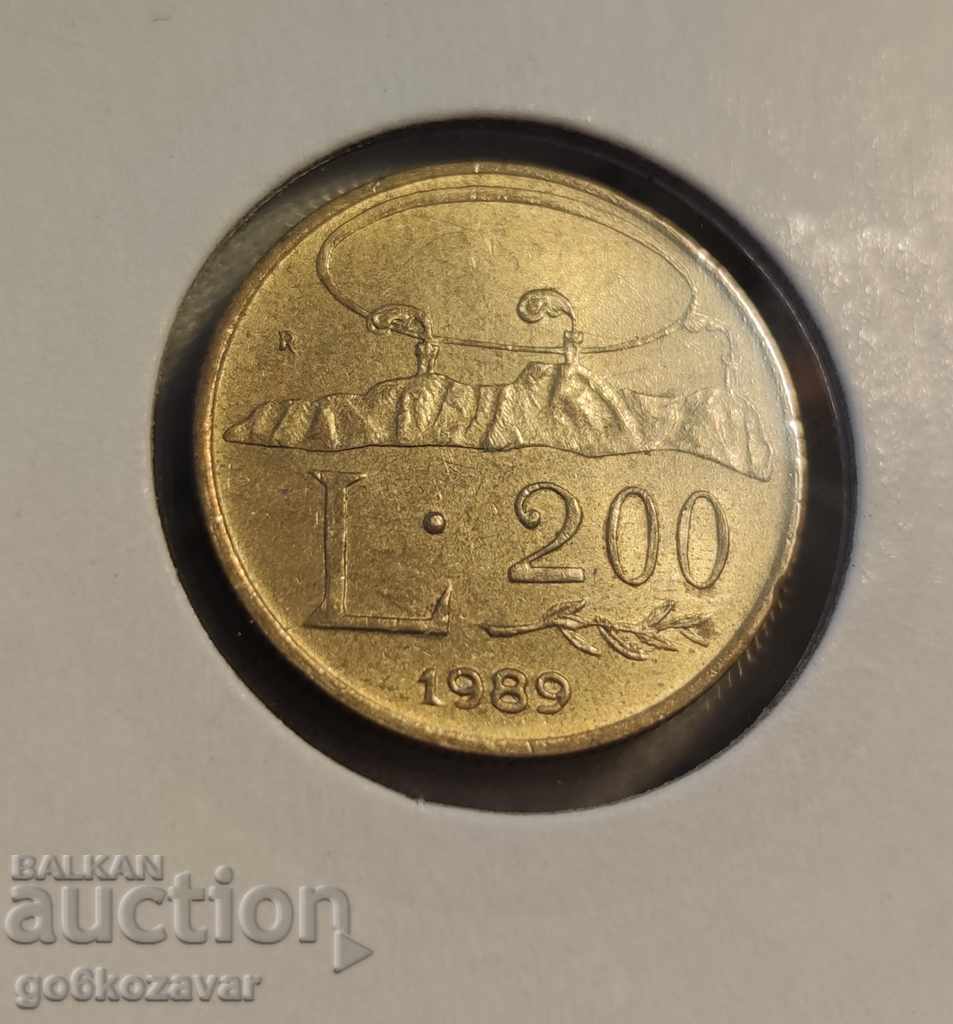 Сан Марино 200 лири 1989г