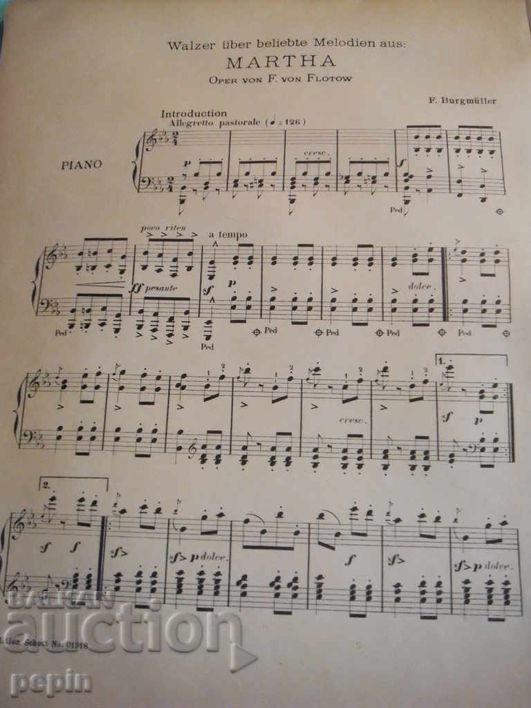 Notes - Martha Waltz with price 3.00 BGN | € 1.53 Notes - Martha Waltz with price 3.00 BGN | € 1.53