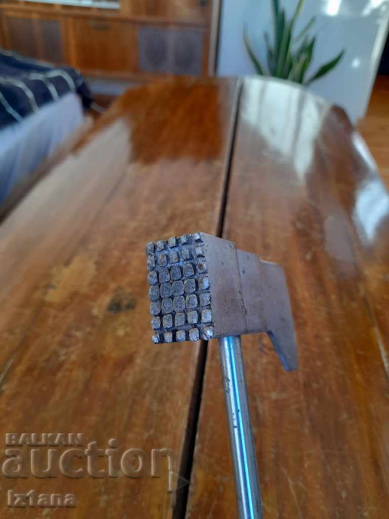 Auction Old hammer for meat, hammer, chopper Auction Old hammer for meat, hammer, chopper