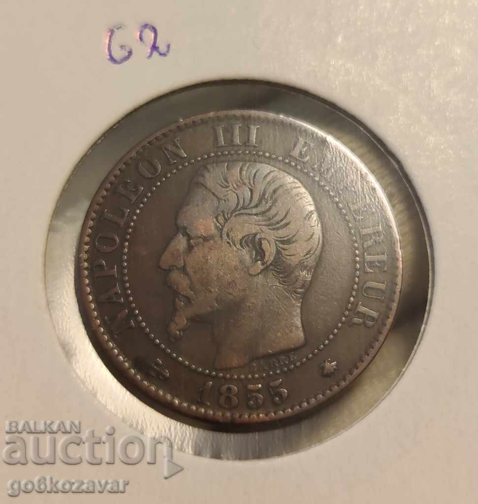 France 5 Santima 1855 with price 21.00 BGN | € 10.74 France 5 Santima 1855 with price 21.00 BGN | € 10.74