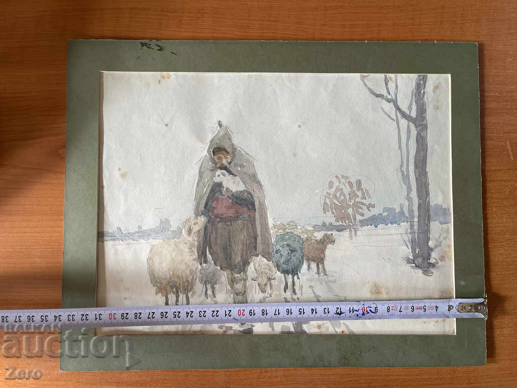 Delivery of Stanyo Stamatov Watercolor Delivery of Stanyo Stamatov Watercolor