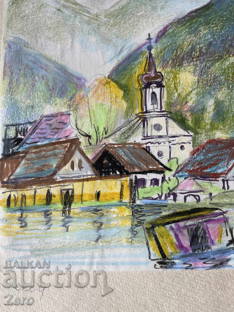 Pictură de Tsvetana Kosturkova Pastel cu preț 30.00 BGN | € 15.34 Pictură de Tsvetana Kosturkova Pastel cu preț 30.00 BGN | € 15.34