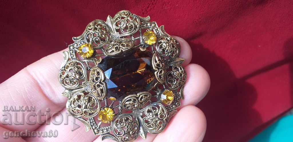 Delivery of Large old Russian brooch