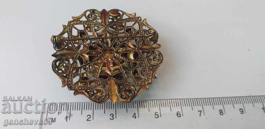 Large old Russian brooch - 5