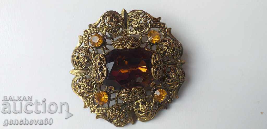 Large old Russian brooch - 6