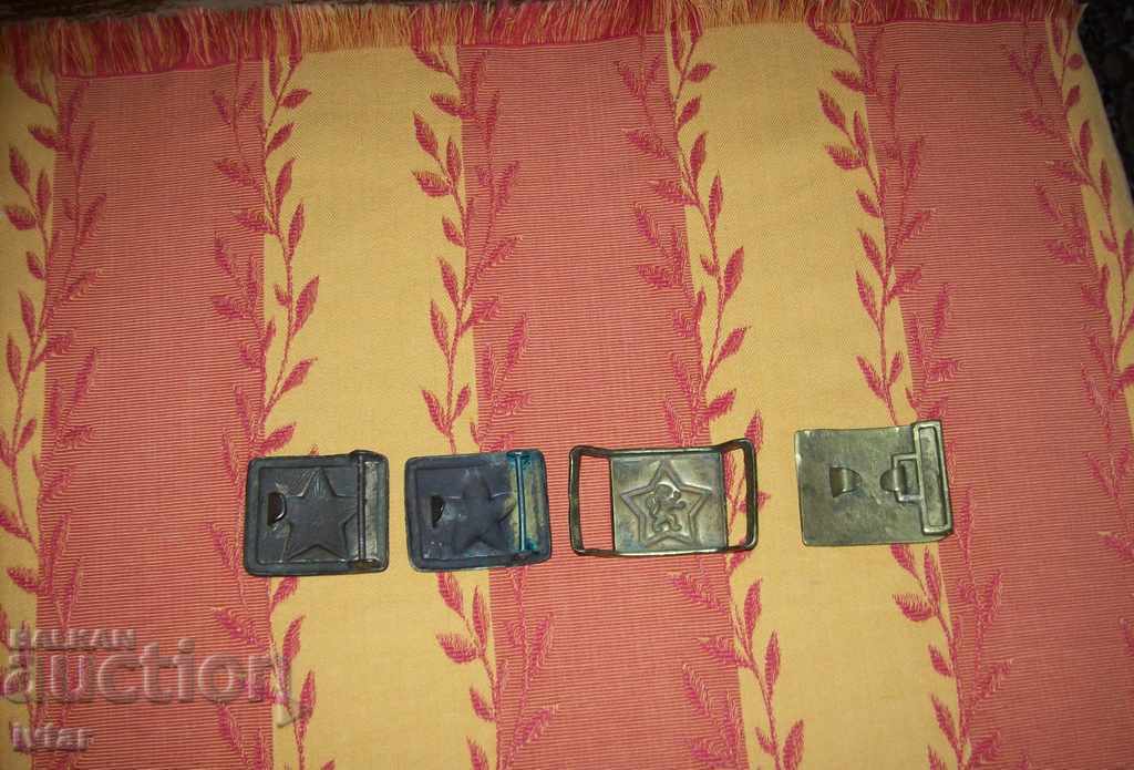 Auction Lot of old bronze buckles Auction Lot of old bronze buckles