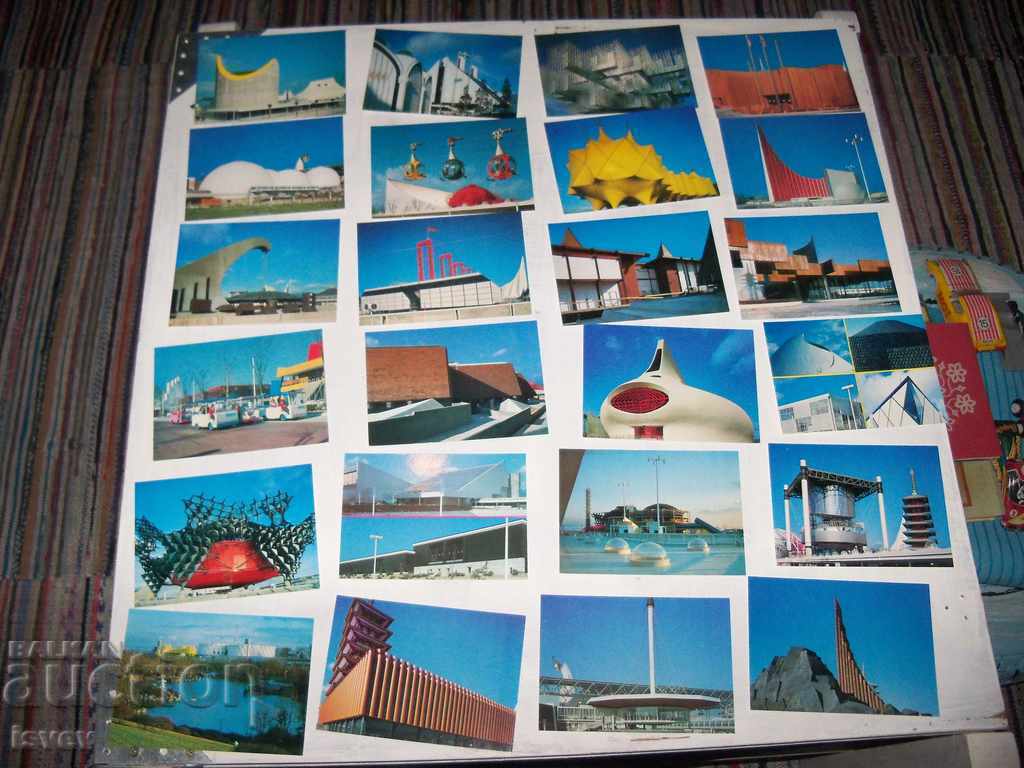 64 κάρτες από την "Expo'70" που έγινε στην Οσάκα το 1970. - 5 64 κάρτες από την "Expo'70" που έγινε στην Οσάκα το 1970. - 5