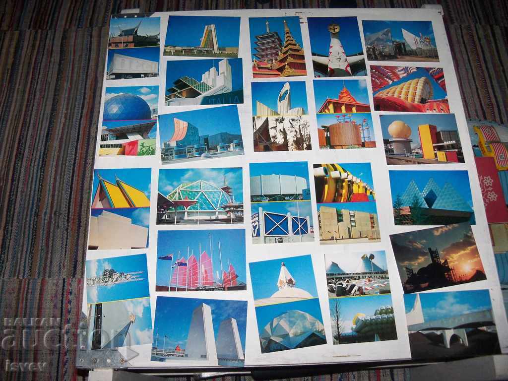 64 κάρτες από την "Expo'70" που έγινε στην Οσάκα το 1970. - 6 64 κάρτες από την "Expo'70" που έγινε στην Οσάκα το 1970. - 6