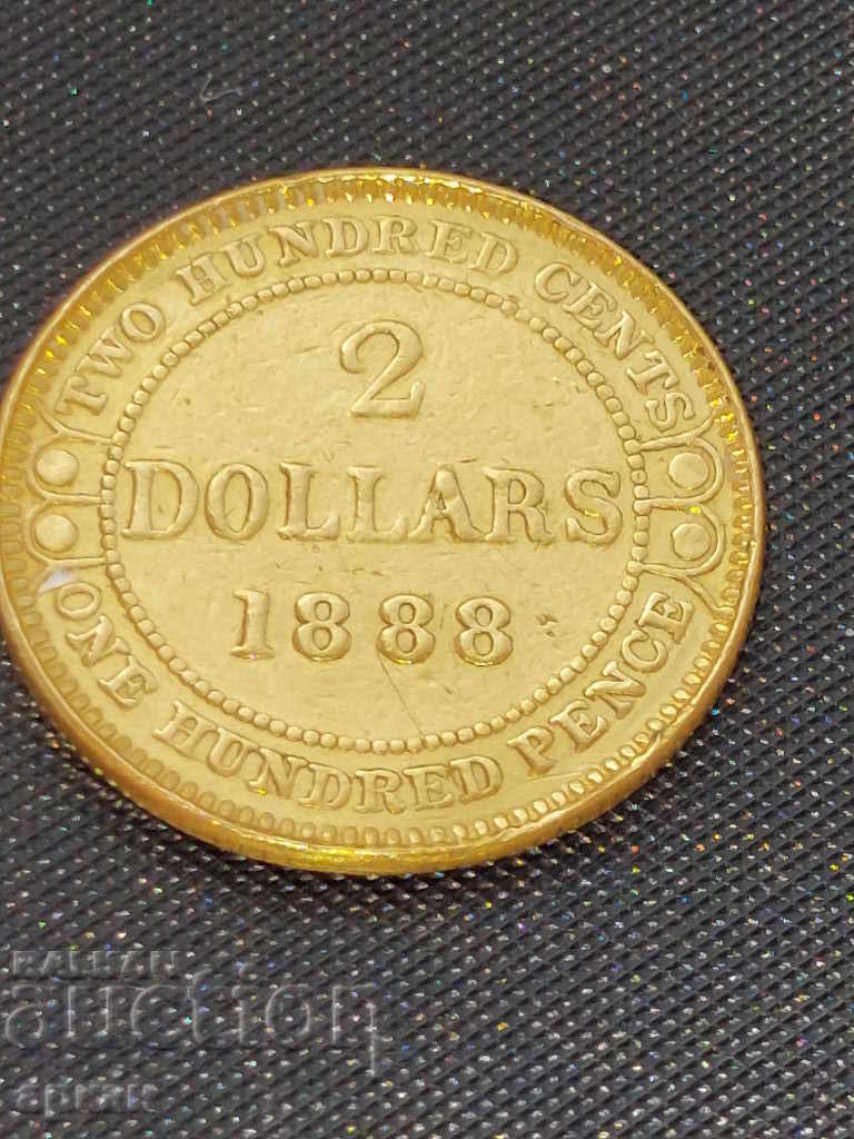 2 $ 1888 χρυσό Ney Foundland RRR με τιμή 2000.00 BGN | € 1022.58 2 $ 1888 χρυσό Ney Foundland RRR με τιμή 2000.00 BGN | € 1022.58