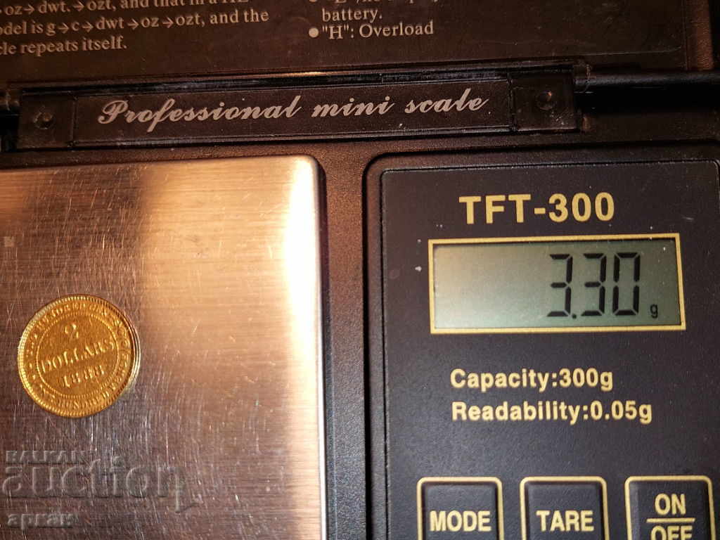 Παράδοση 2 $ 1888 χρυσό Ney Foundland RRR Παράδοση 2 $ 1888 χρυσό Ney Foundland RRR