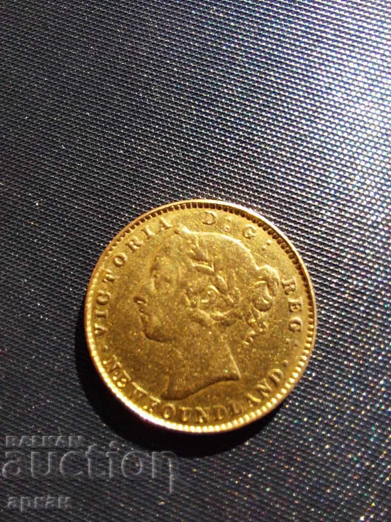 2 $ 1888 χρυσό Ney Foundland RRR - 5 2 $ 1888 χρυσό Ney Foundland RRR - 5