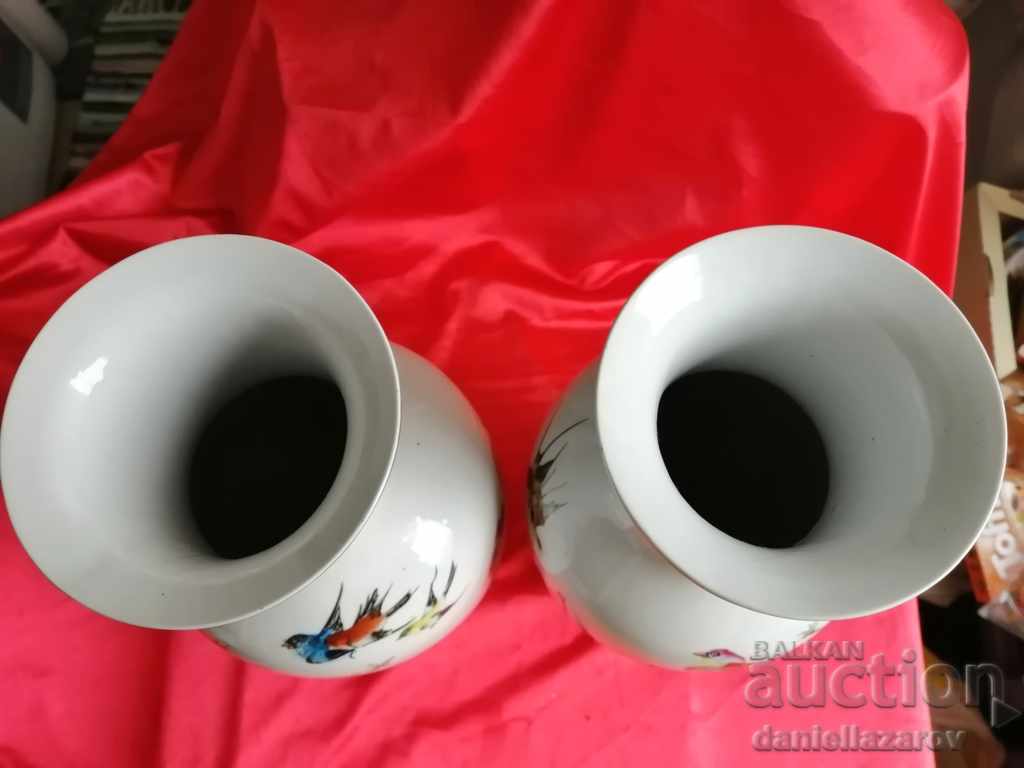 Qing Dynasty Chinese Vase Set, Marked! - 5