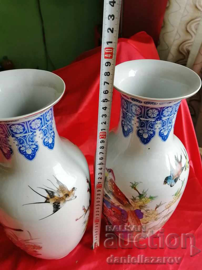 Set de vază chinezească dinastia Qing, marcat! - 7